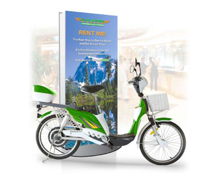 Point of Purchase Display, Floor Standing Banner