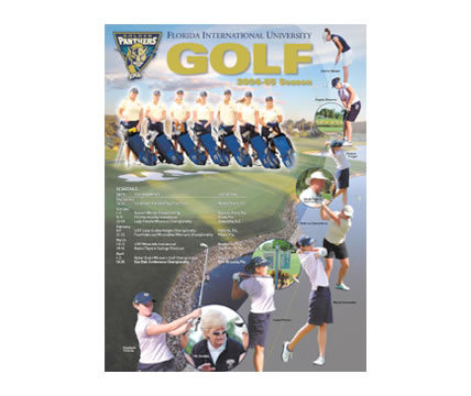 FIU Athletics Golf Poster Featuring Pat Bradley